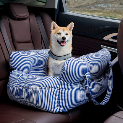 PawVoyage™ Luxus Hundebett fürs Auto | Sicher & Bequem | Waschbar | Mit Seitentaschen | Größen M & L