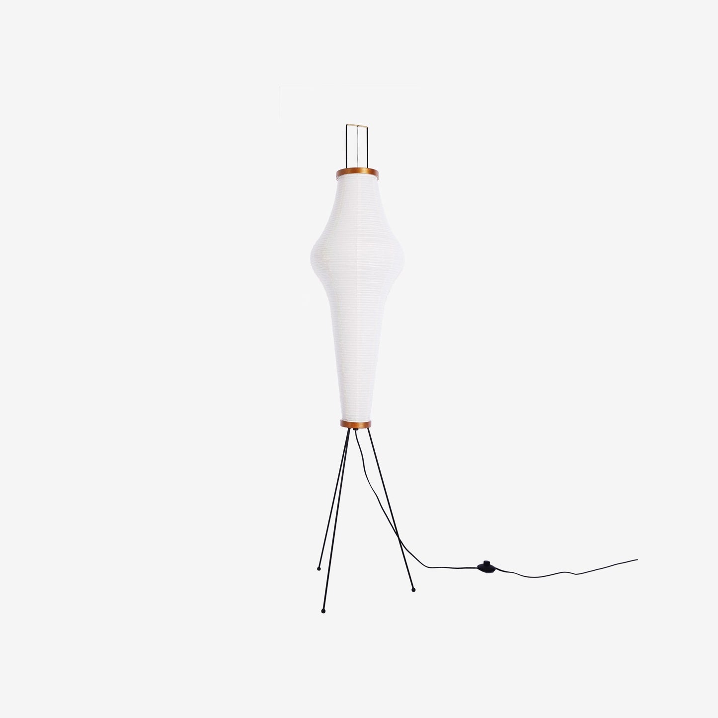 Lunora Haze | Skulpturale Stehlampe aus Reispapier im Japandi-Stil