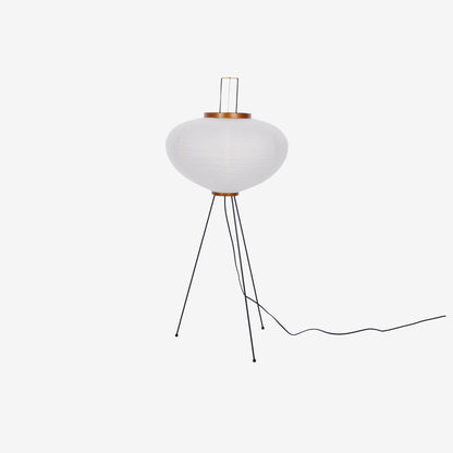 Lunora Haze | Skulpturale Stehlampe aus Reispapier im Japandi-Stil