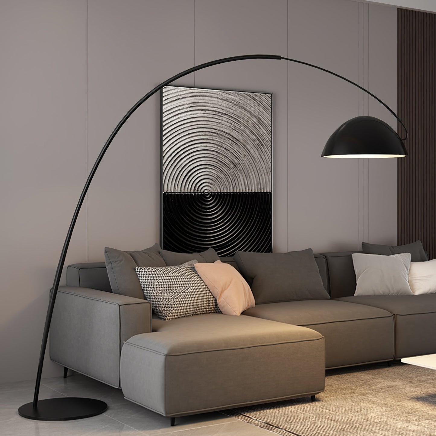 Verano Arc | LED-Stehleuchte mit geschwungenem Bogen-Design