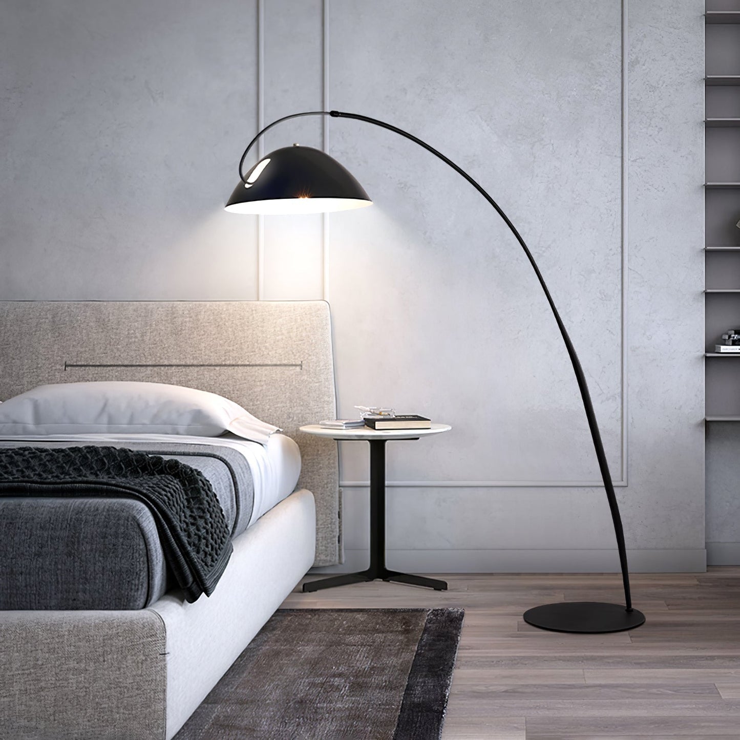 Verano Arc | LED-Stehleuchte mit geschwungenem Bogen-Design