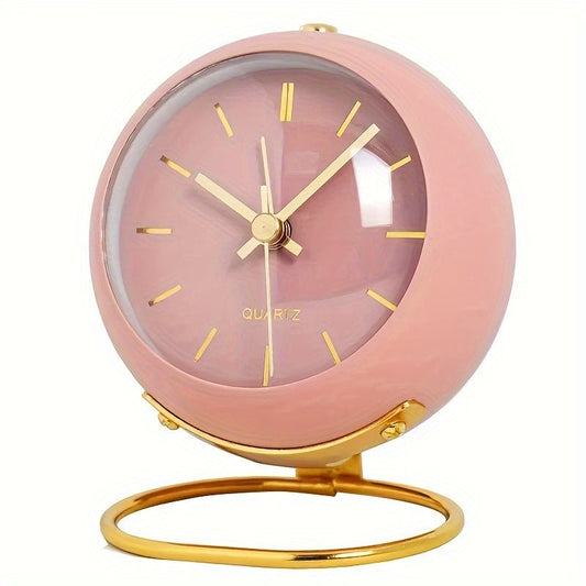 Buzzley – Retro Analoger Wecker mit Lautlosem Uhrwerk