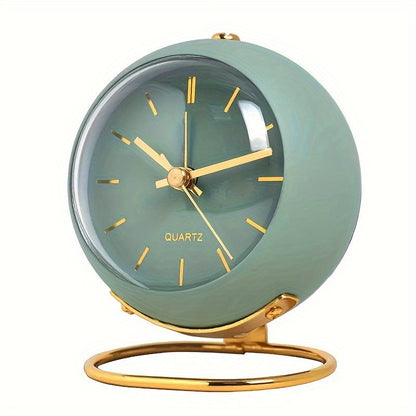 Buzzley – Retro Analoger Wecker mit Lautlosem Uhrwerk