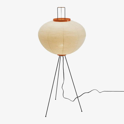 Lunora Haze | Skulpturale Stehlampe aus Reispapier im Japandi-Stil