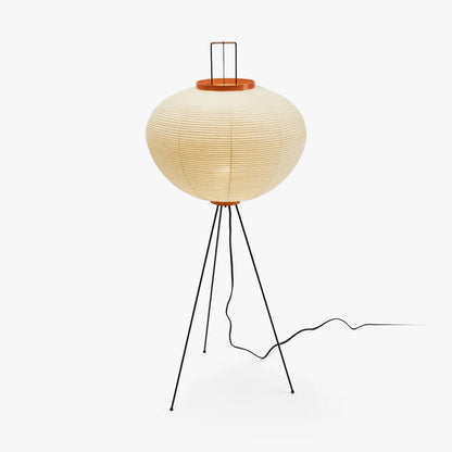 Lunora Haze | Skulpturale Stehlampe aus Reispapier im Japandi-Stil