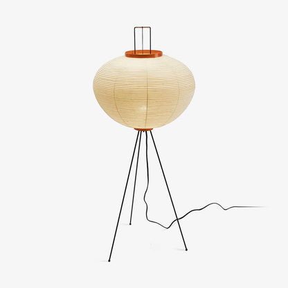 Lunora Haze | Skulpturale Stehlampe aus Reispapier im Japandi-Stil