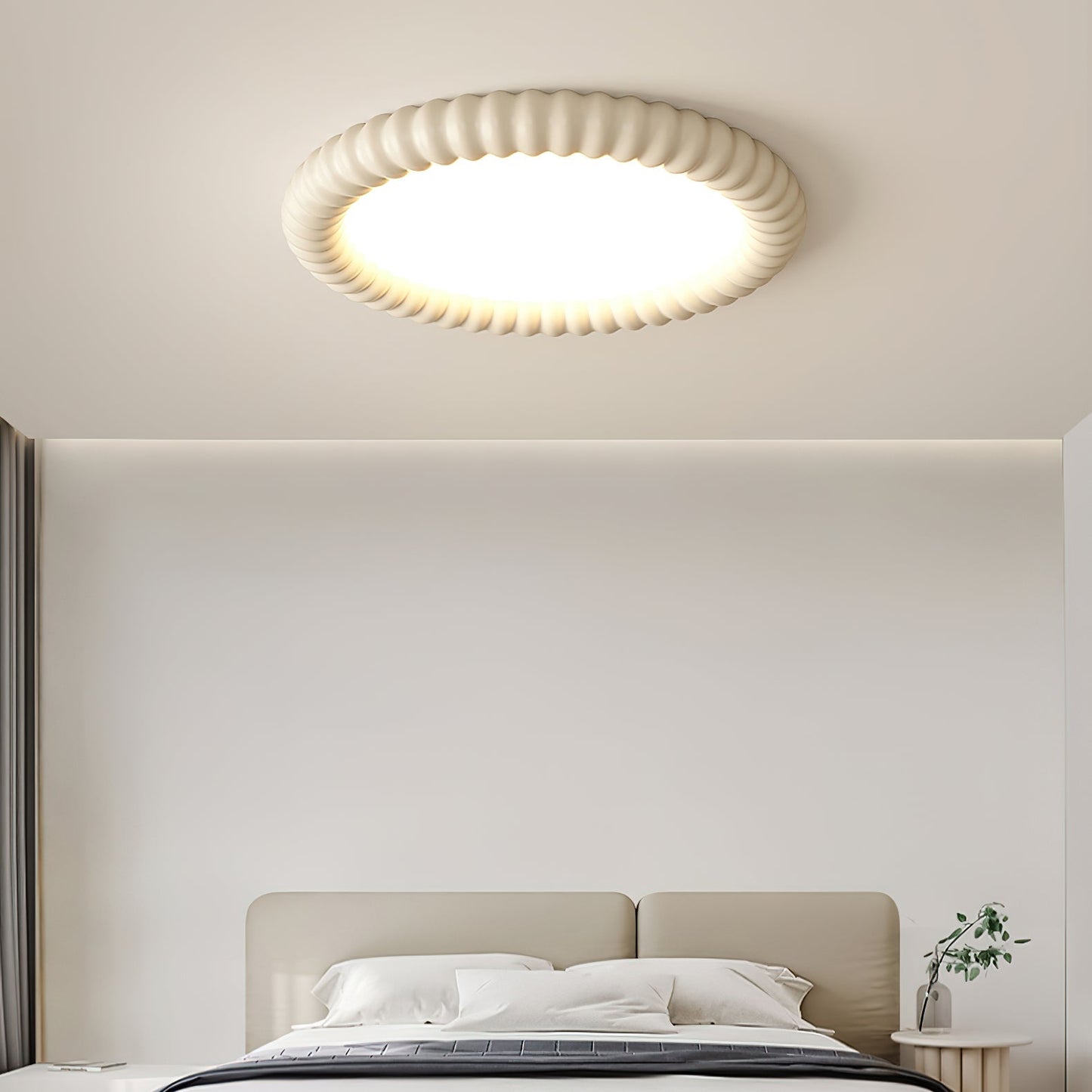 Aetheria – Moderne LED-plafondlamp met golvend ontwerp