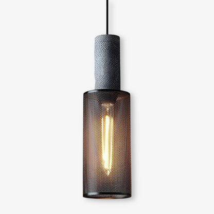 RusticLume Lampe | Schwarze Industrie-Pendelleuchte, höhenverstellbar & modern