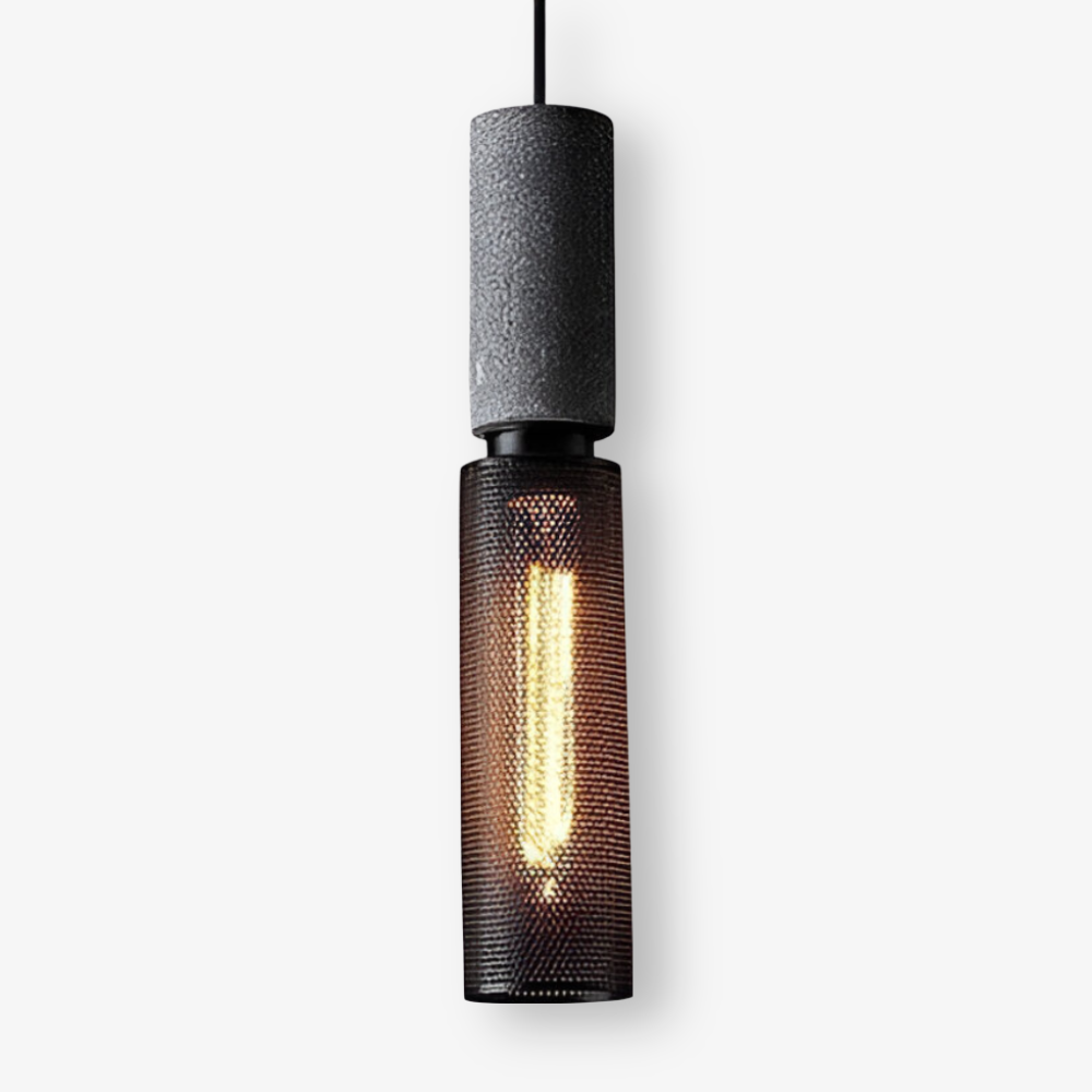 RusticLume Lampe | Schwarze Industrie-Pendelleuchte, höhenverstellbar & modern