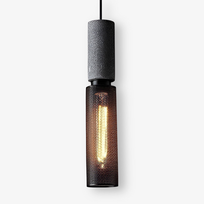 RusticLume Lampe | Schwarze Industrie-Pendelleuchte, höhenverstellbar & modern