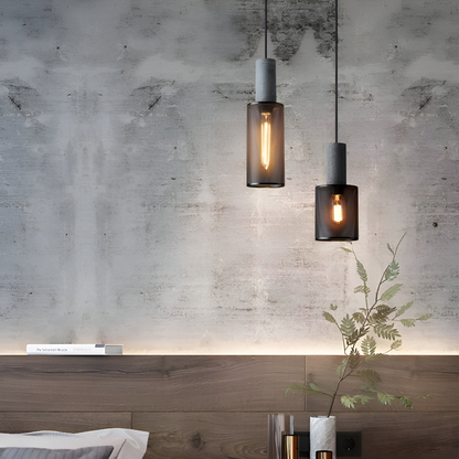RusticLume Lampe | Schwarze Industrie-Pendelleuchte, höhenverstellbar & modern