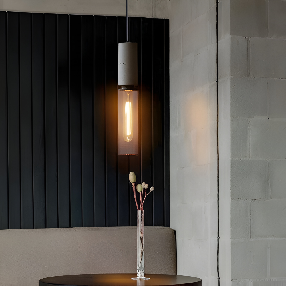 RusticLume Lampe | Schwarze Industrie-Pendelleuchte, höhenverstellbar & modern