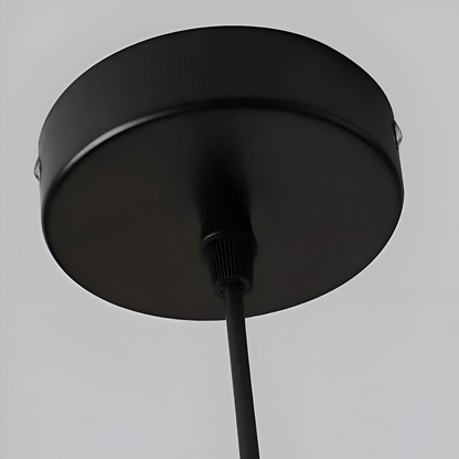 RusticLume Lampe | Schwarze Industrie-Pendelleuchte, höhenverstellbar & modern