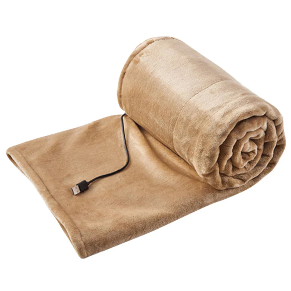 Thermuva Soft | Tragbare USB-Heizdecke mit 3 Heizstufen für zuhause & unterwegs