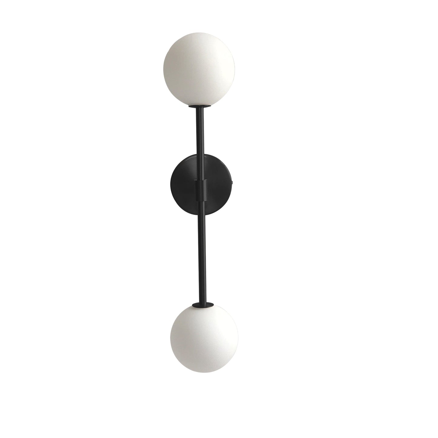 Ronde melkglas-LED-wandlamp – Minimalistische wandlamp met zacht licht