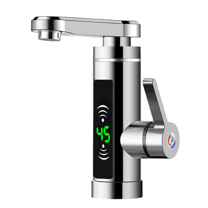 Brisenna | Keukenkraan met directe verwarming & 360° draaibare uitloop | 3000W RVS-watertap voor warm- & koudwater