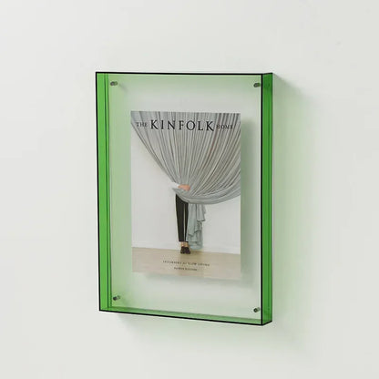 KlaraFrame Mini | Transparenter Acryl-Fotorahmen mit Standfuß für Schreibtisch & Regal