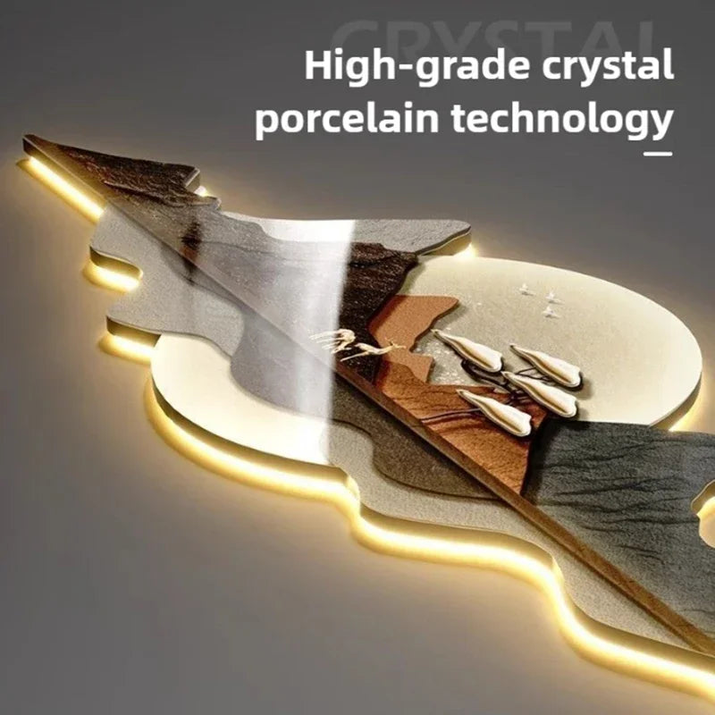Auralume Circa | LED-beleuchtete Wanduhr mit modernem Design