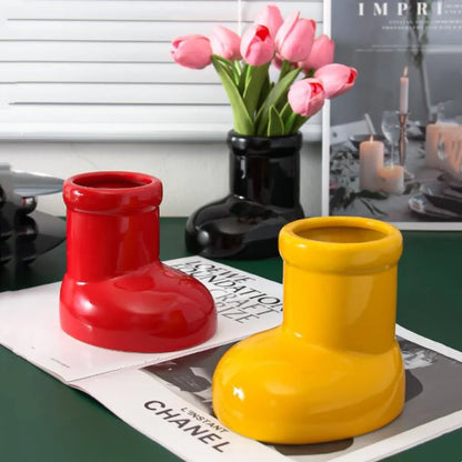 Terrato Boot | Keramik-Blumentopf in Stiefelform