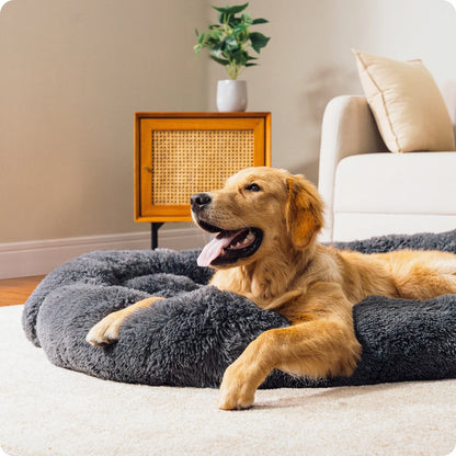 Pawz Road Fluffy Hundekissen | Sofa-Schutzkissen | Modular & Waschbar | Anti-Rutsch | Für Hunde jeder Größe