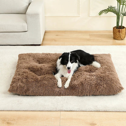 Fluffy Hundekissen Rechteckig | Extra Weich Plüsch | 100% Baumwolle | 3 Farben | 4 Größen
