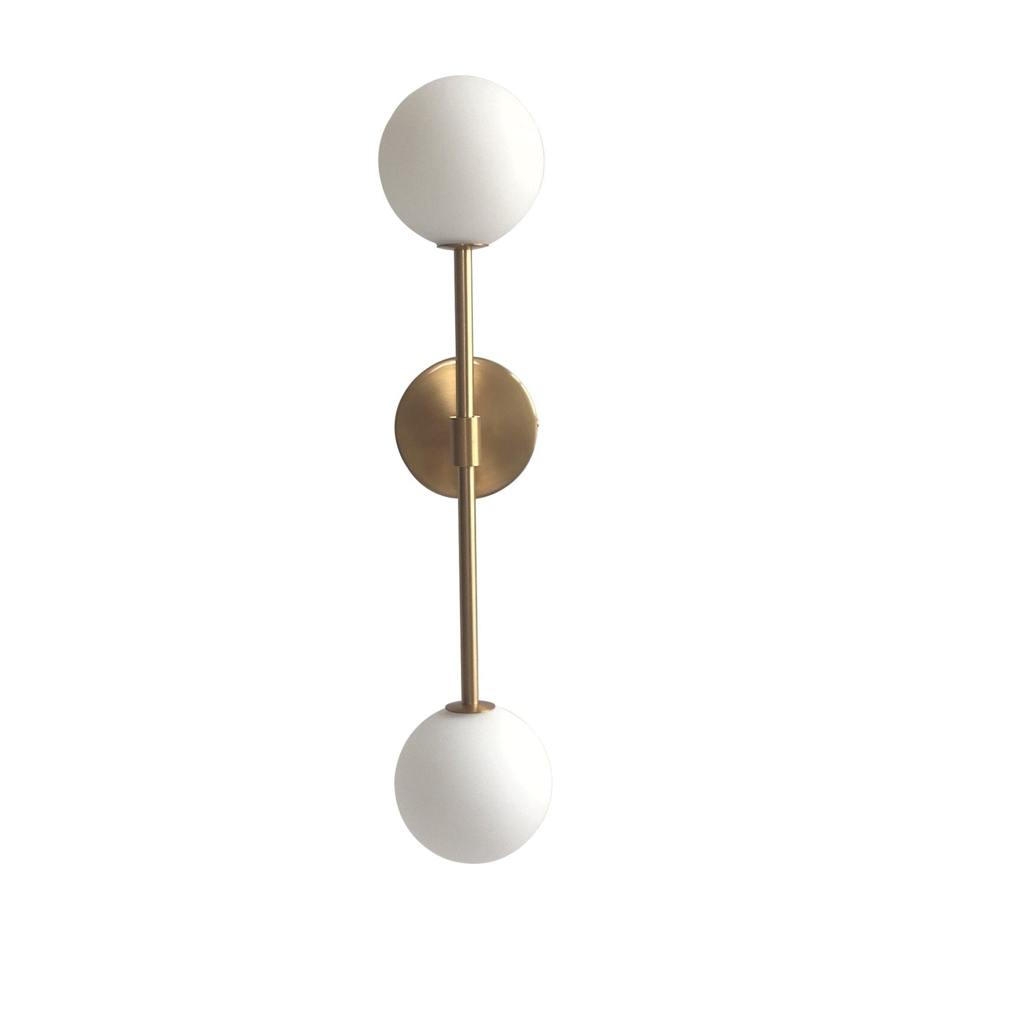 Ronde melkglas-LED-wandlamp – Minimalistische wandlamp met zacht licht