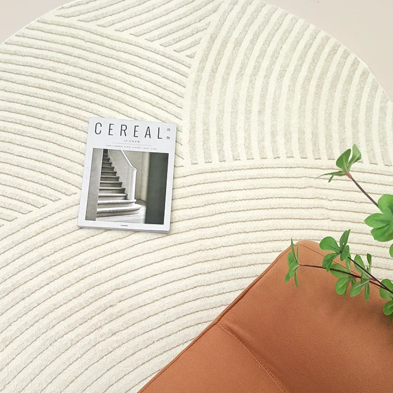 FormaLuna Rug | Runder Teppich mit modernem geometrischem Muster