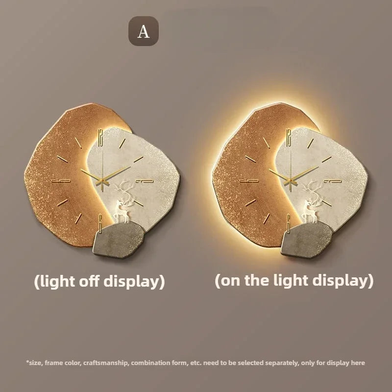 Auralume Circa | LED-beleuchtete Wanduhr mit modernem Design