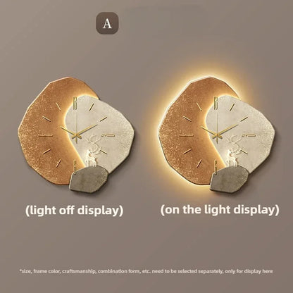 Auralume Circa | LED-beleuchtete Wanduhr mit modernem Design