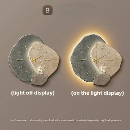 Auralume Circa | LED-beleuchtete Wanduhr mit modernem Design