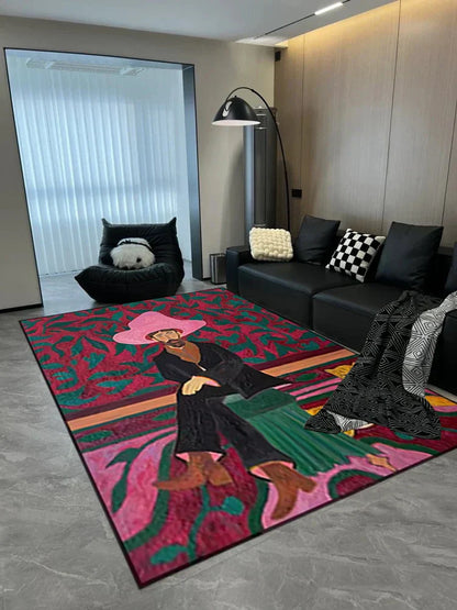 LunaWeave | Teppich mit klassischem Vintage-Charme | Zeitloses Design & weiche Haptik – Stilvolle Eleganz für jedes Zuhause