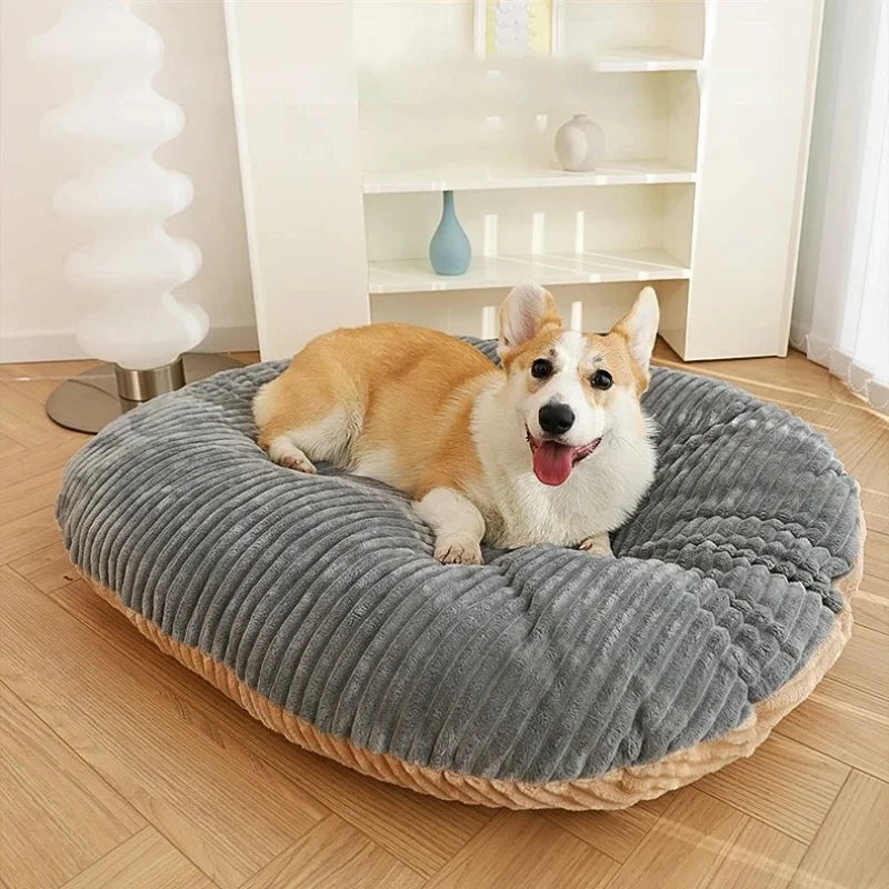 Hundekissen Corduroy | Beidseitig nutzbar | Waschbarer Bezug | Weich & Komfortabel | 3 Größen