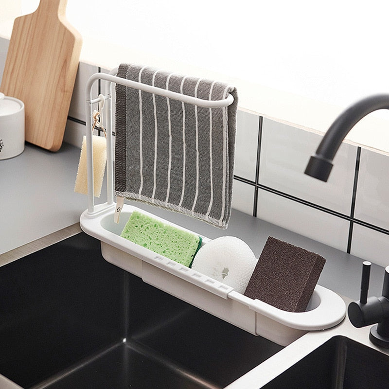 SmartHome SinkTidy | Gootsteenorganizer met opbergruimte voor sponzen en doeken