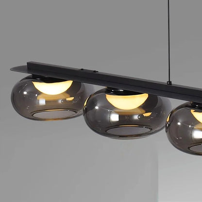 Alexia Pendelleuchte mit 4 Glaszylindern – Moderne LED-Pendelleuchte für Esszimmer und Wohnzimmer