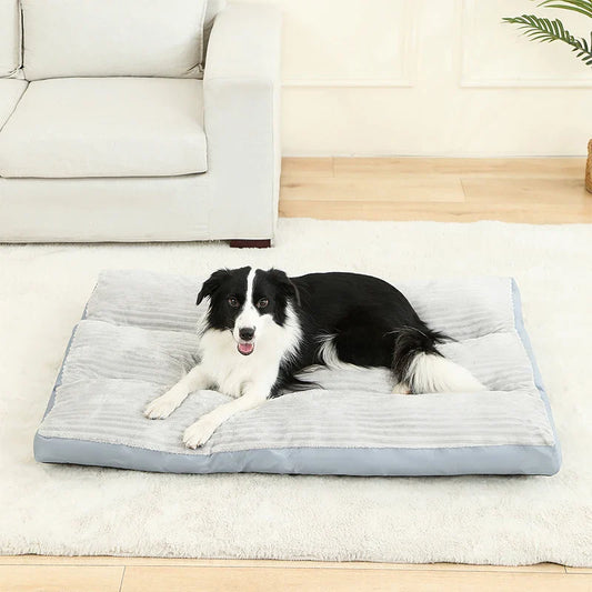 Luxus Hundekissen Rechteckig | 100% Baumwolle | Weich & Atmungsaktiv | Für Bench & Zuhause | 4 Größen