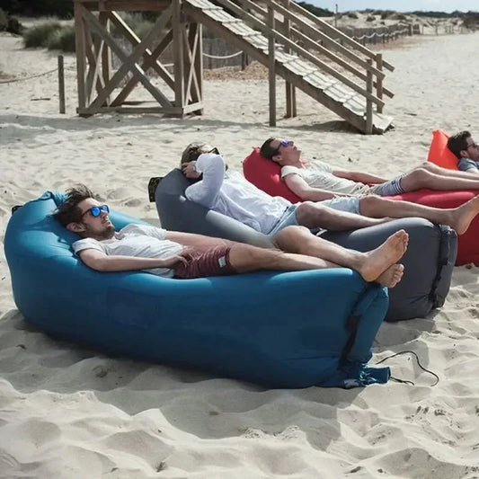 Luftnest Relo | Faltbares Luftsofa für Draußen mit Schnellfüllung