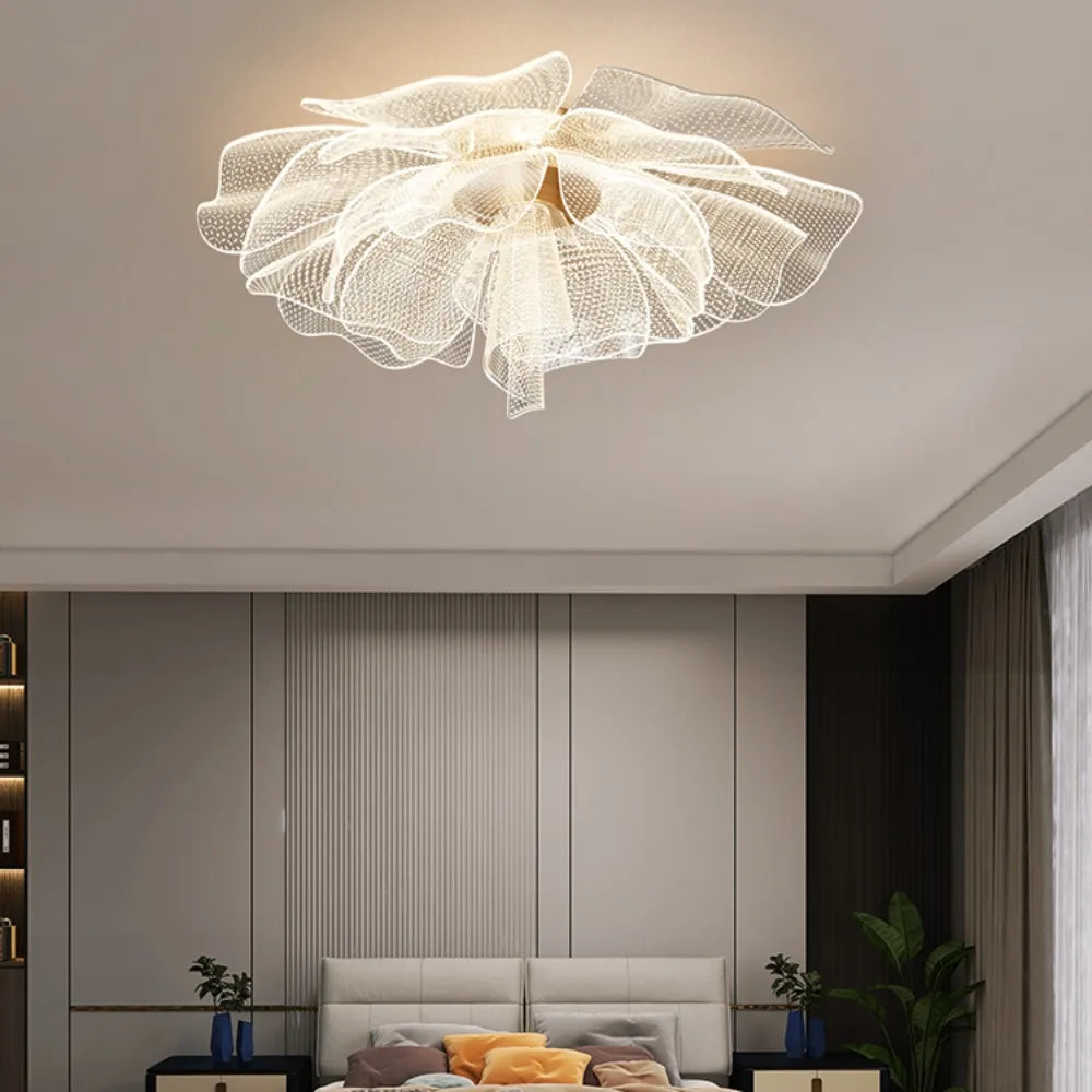 Caelora | LED-Deckenleuchte in Blütenform für Schlafzimmer und Wohnzimmer