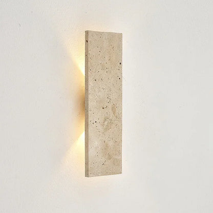 Ljussten Alto | Naturstein LED-Wandleuchte für Außenbereiche