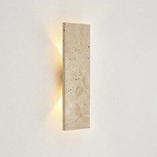 Ljussten Alto | Natuursteen LED wandlamp voor buiten 