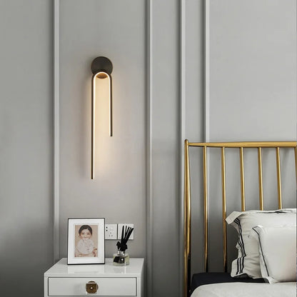 Limae Veya | Minimalistische LED-Wandleuchte im nordischen Stil für Schlafzimmer und Bad