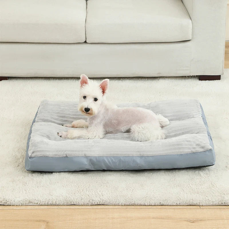 Luxus Hundekissen Rechteckig | 100% Baumwolle | Weich & Atmungsaktiv | Für Bench & Zuhause | 4 Größen
