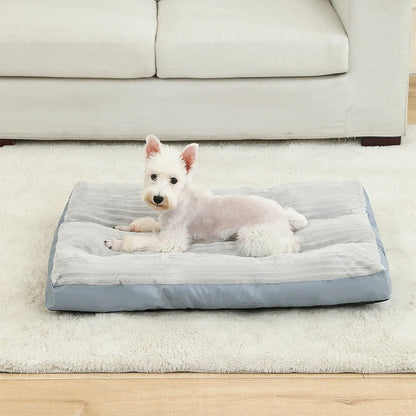 Luxus Hundekissen Rechteckig | 100% Baumwolle | Weich & Atmungsaktiv | Für Bench & Zuhause | 4 Größen