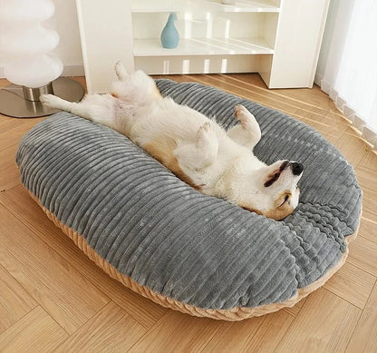 Hundekissen Corduroy | Beidseitig nutzbar | Waschbarer Bezug | Weich & Komfortabel | 3 Größen