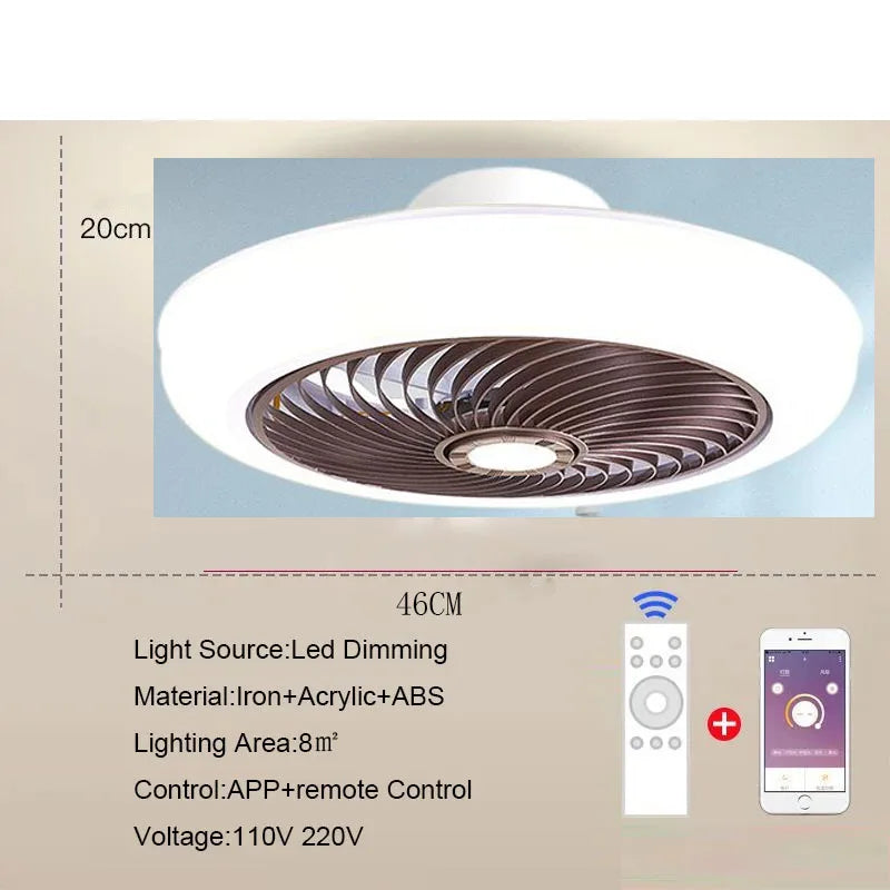 Aeralis Fold | Intelligenter Deckenventilator mit Licht & einziehbaren Flügeln – leise & fernsteuerbar