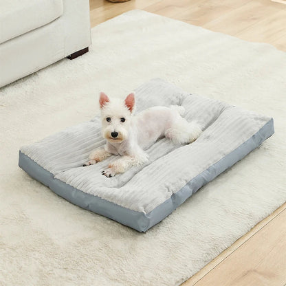 Luxus Hundekissen Rechteckig | 100% Baumwolle | Weich & Atmungsaktiv | Für Bench & Zuhause | 4 Größen