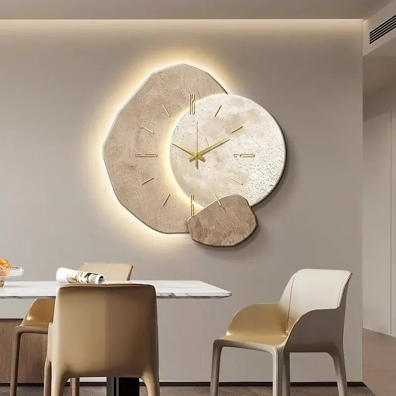 Auralume Circa | LED-beleuchtete Wanduhr mit modernem Design