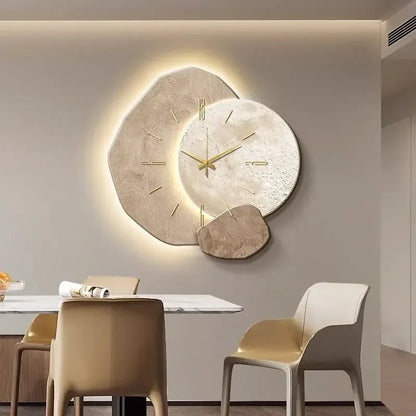Auralume Circa | LED-beleuchtete Wanduhr mit modernem Design