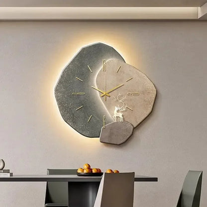 Auralume Circa | LED-beleuchtete Wanduhr mit modernem Design