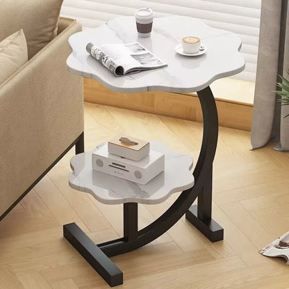 Tivara | Luxus‑Mini‑Beistelltisch, zwei Ebenen & mobil
