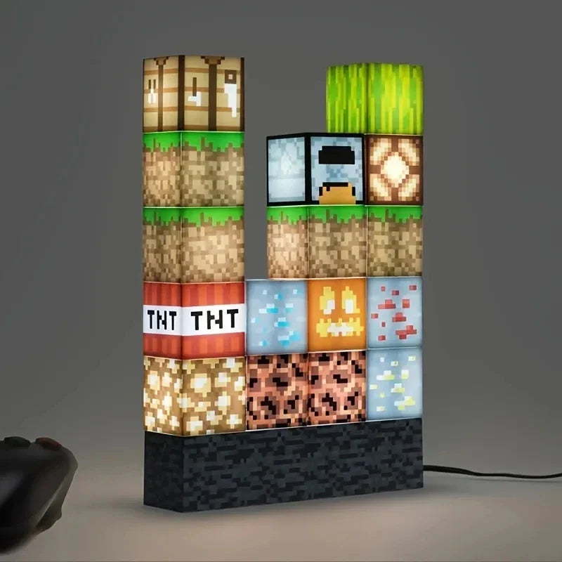 Brikkor Glow | LED-Tischlampe im Pixel-Art Design